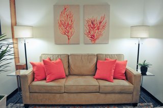 Orange Room Couch